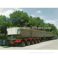 bridge and abnormal shape cargo transportation semi trailer